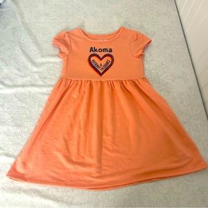 Target Black History Month Girls' Akoma Ruffle Cap Sleeve Dress Size 5T